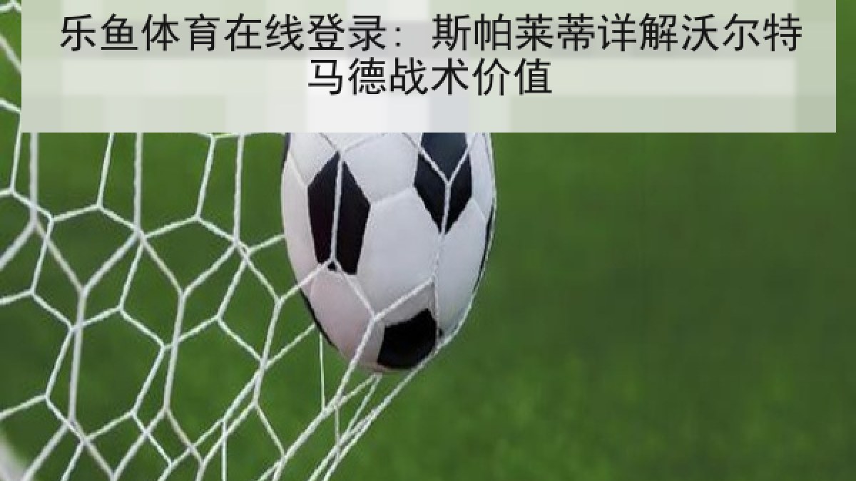 乐鱼体育在线登录: 斯帕莱蒂详解沃尔特马德战术价值
