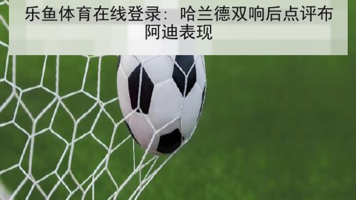 乐鱼体育在线登录: 哈兰德双响后点评布阿迪表现